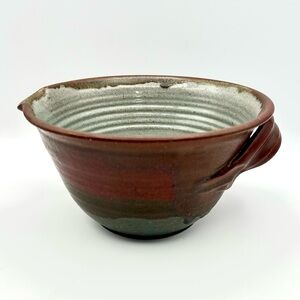 Studio Pottery Batter Bowl Signed By Nagata